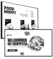 Digitale Menüboard
